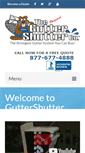 Mobile Screenshot of guttershutter.com